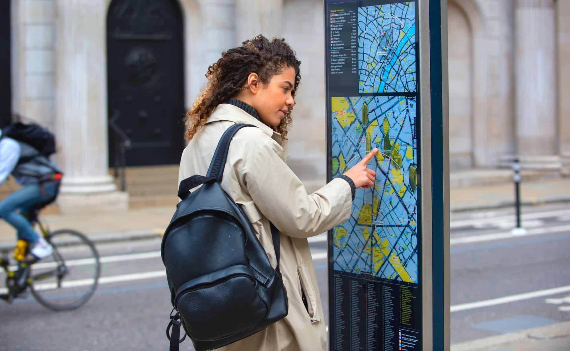 Transport for London's Legible London maps designed for pedestrians