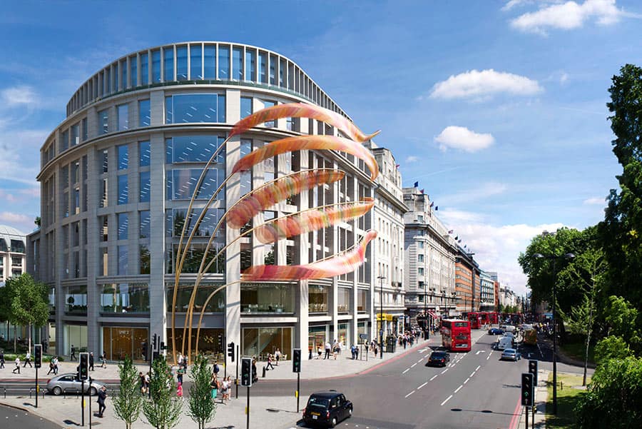 CGI of marble Arch place development